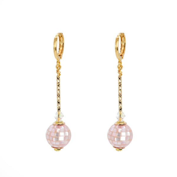 Aoibhianne Pink Tube Earrings - Short-Nook & Cranny Gift Store-2019 National Gift Store Of The Year-Ireland-Gift Shop