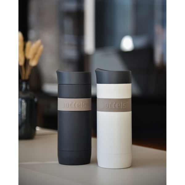 Thermal reusable travel Mug - 370ML - Taupe / Anthracite Grey-Nook & Cranny Gift Store-2019 National Gift Store Of The Year-Ireland-Gift Shop