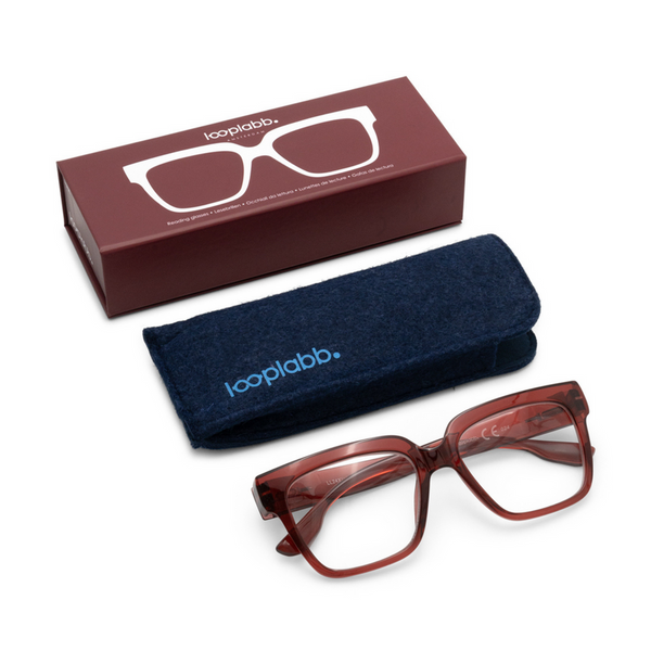 Max Reading Glasses - Cherry-Nook & Cranny Gift Store-2019 National Gift Store Of The Year-Ireland-Gift Shop