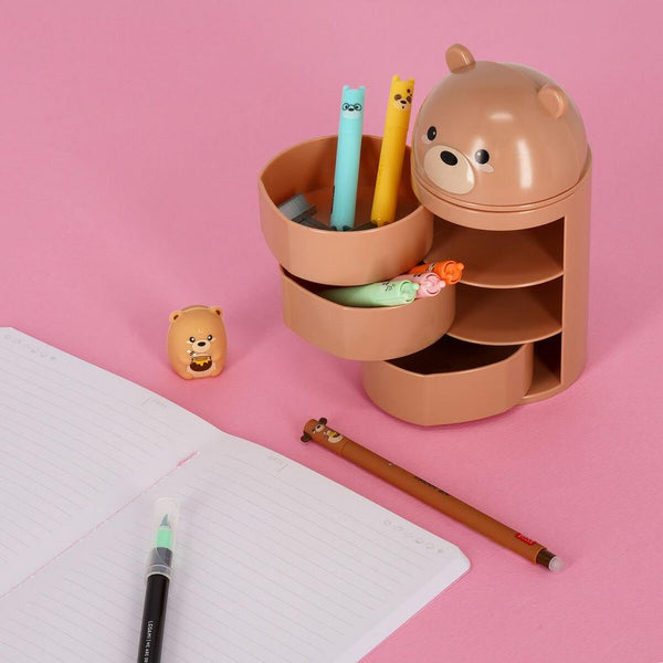 Teddy Bear Desk Organiser - Aww-Rganiser-Nook & Cranny Gift Store-2019 National Gift Store Of The Year-Ireland-Gift Shop