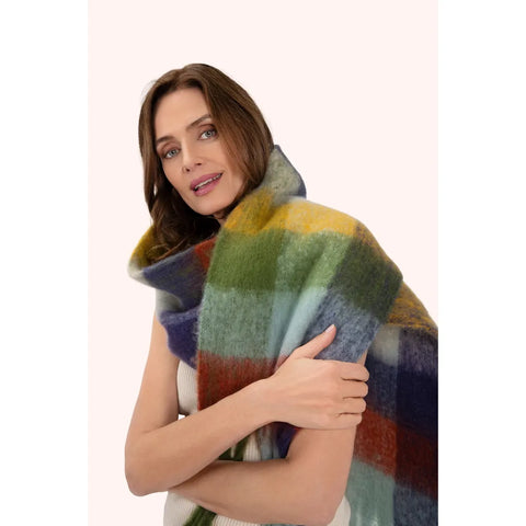 Molly Cosy Scarf - Navy Mix