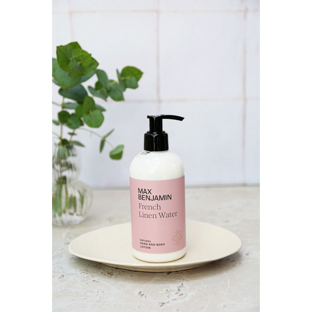 Max Benjamin - French Linen Water Hand & Body Lotion-Nook & Cranny Gift Store-2019 National Gift Store Of The Year-Ireland-Gift Shop