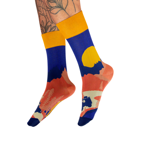 Men's Sock - Winding Road