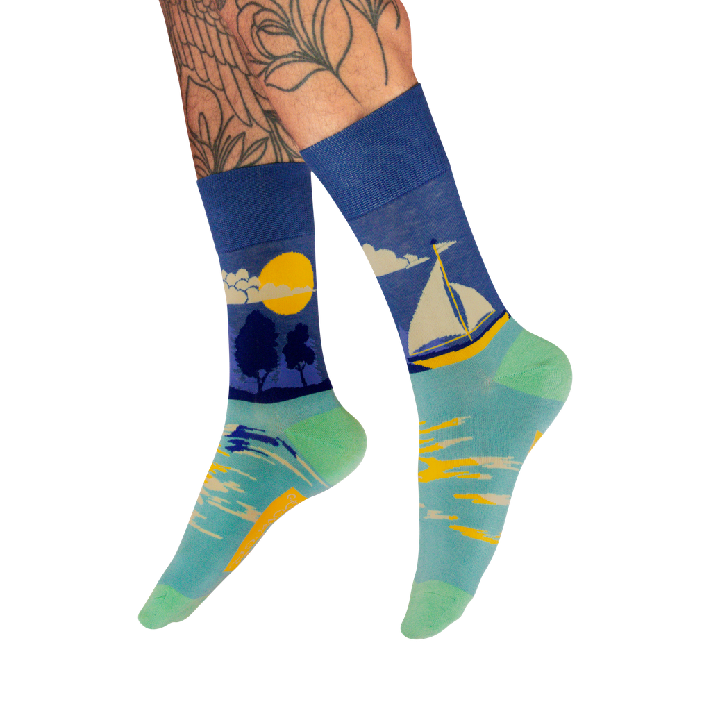 Men's Sock - Smooth Sailing-Nook & Cranny Gift Store-2019 National Gift Store Of The Year-Ireland-Gift Shop