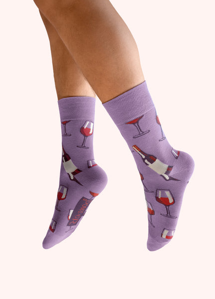 Red Wine Mens Socks
