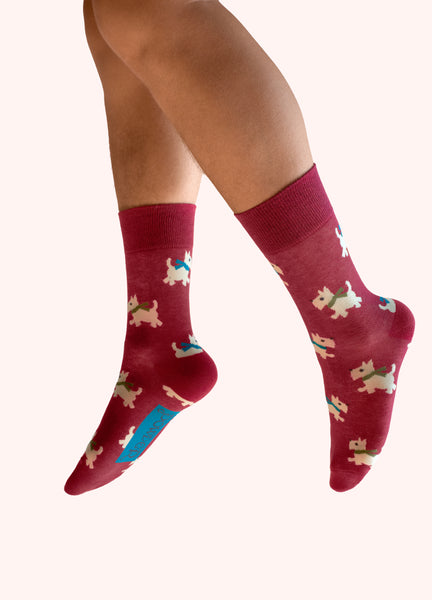 Woolie Westie Mens Socks