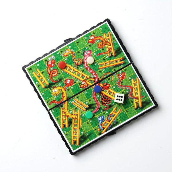 Magnetic Travel Games - Snakes & Ladders