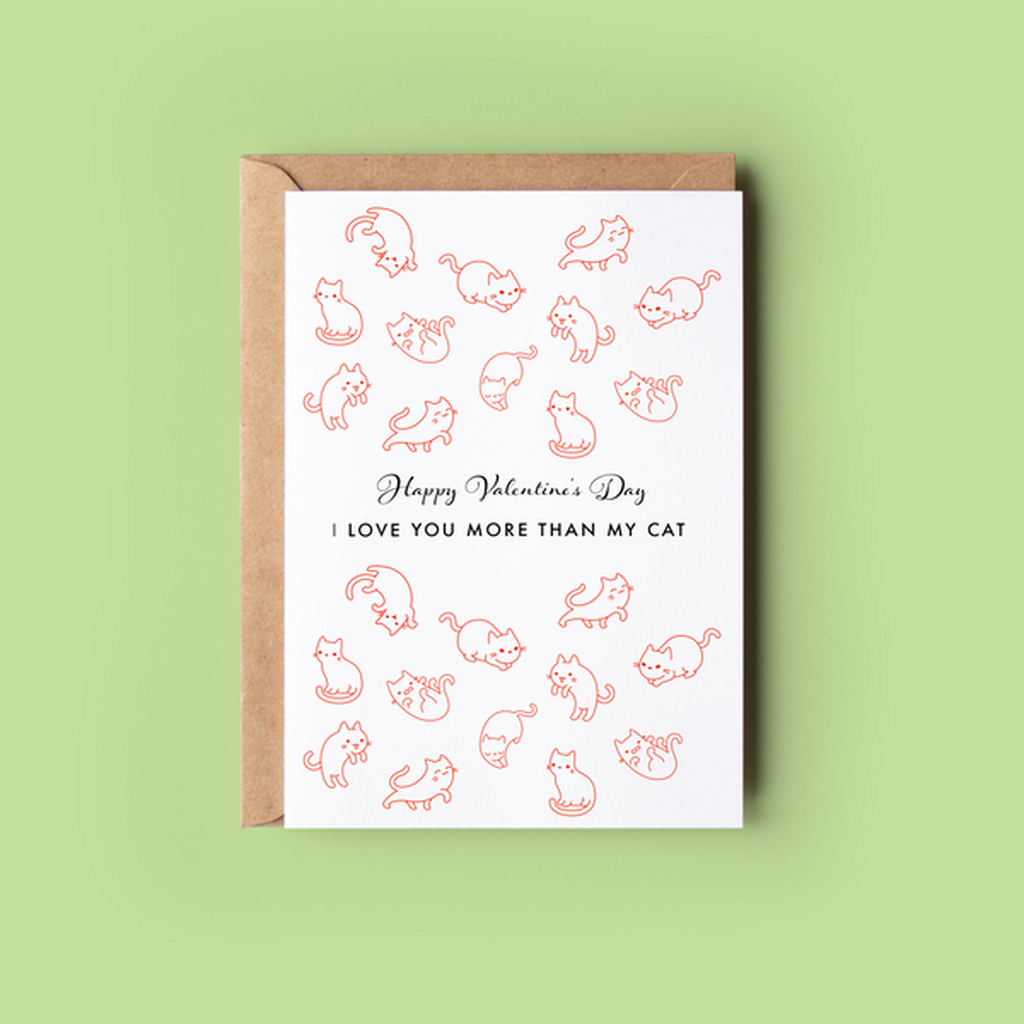 I love you more than my cat...-Nook & Cranny Gift Store-2019 National Gift Store Of The Year-Ireland-Gift Shop