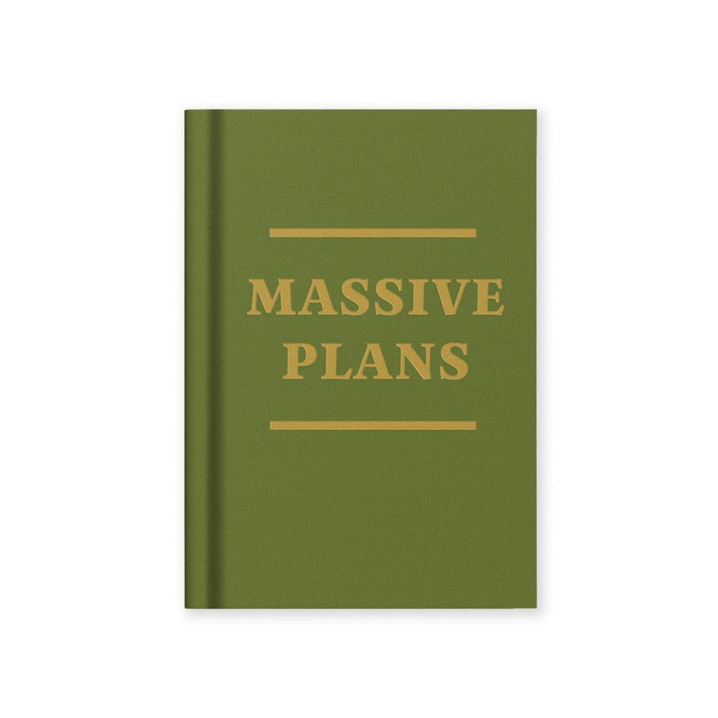 Mini Fabric Notebook - Massive Plans-Nook & Cranny Gift Store-2019 National Gift Store Of The Year-Ireland-Gift Shop