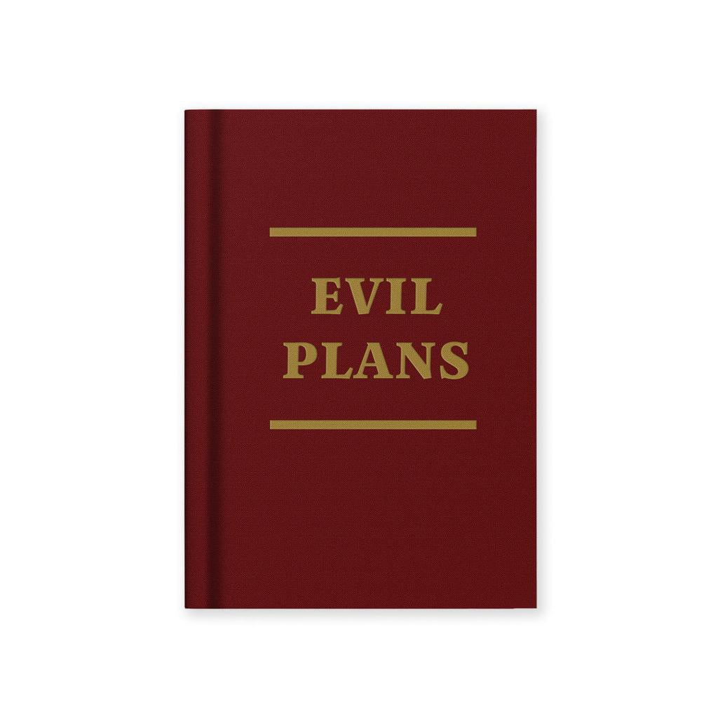 Mini Fabric Notebook - Evil Plans-Nook & Cranny Gift Store-2019 National Gift Store Of The Year-Ireland-Gift Shop