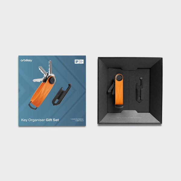 Keys Organiser Active & Multi Tool v2 Set - Tangerine-Nook & Cranny Gift Store-2019 National Gift Store Of The Year-Ireland-Gift Shop