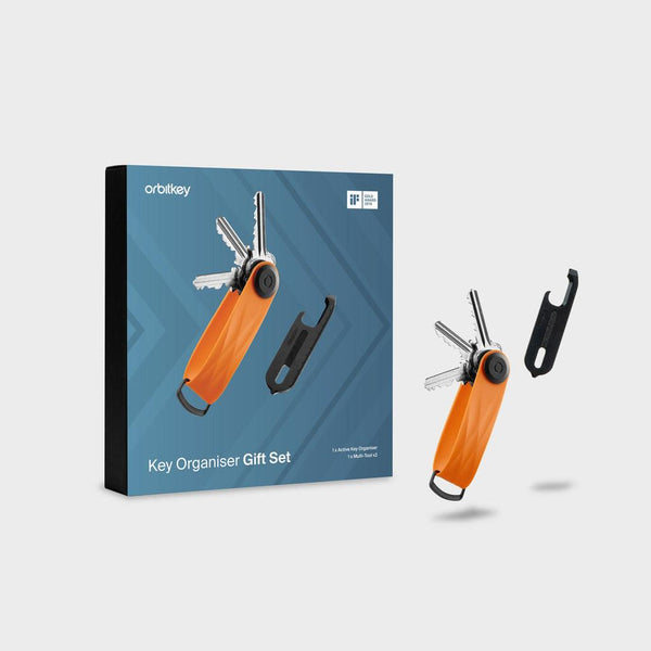 Keys Organiser Active & Multi Tool v2 Set - Tangerine-Nook & Cranny Gift Store-2019 National Gift Store Of The Year-Ireland-Gift Shop