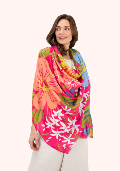 Hedgerow Print Scarf
