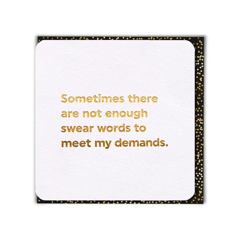 Sometimes there are not enough ...-Nook & Cranny Gift Store-2019 National Gift Store Of The Year-Ireland-Gift Shop