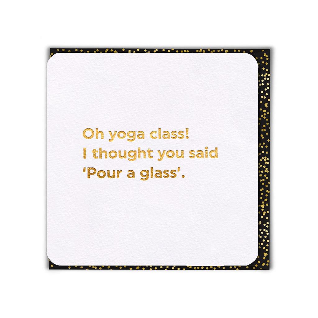 Oh yoga class!...-Nook & Cranny Gift Store-2019 National Gift Store Of The Year-Ireland-Gift Shop