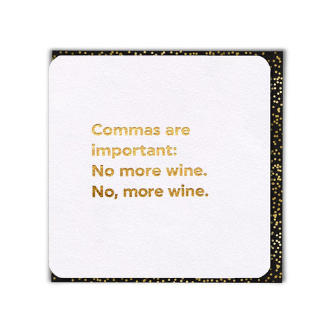 Commas are important...-Nook & Cranny Gift Store-2019 National Gift Store Of The Year-Ireland-Gift Shop