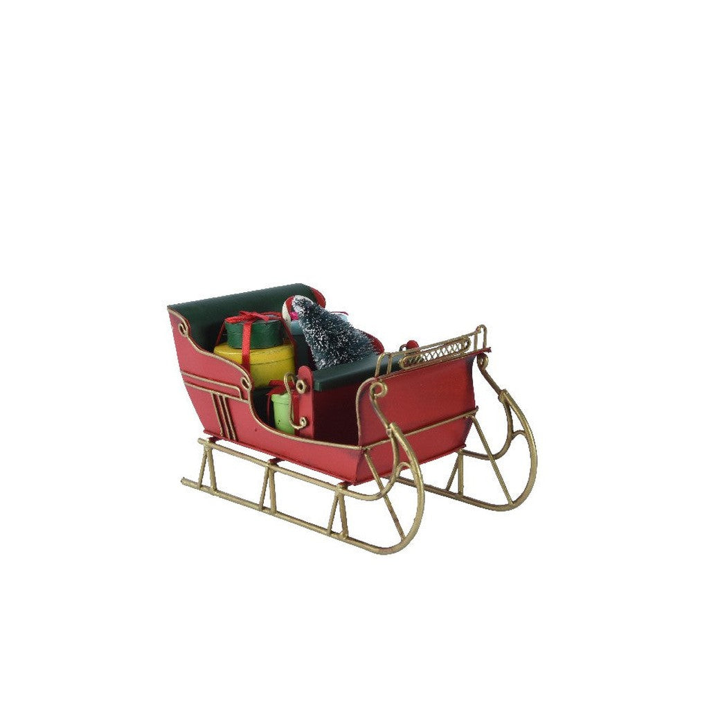 Metal Christmas Sleigh.-Nook & Cranny Gift Store-2019 National Gift Store Of The Year-Ireland-Gift Shop