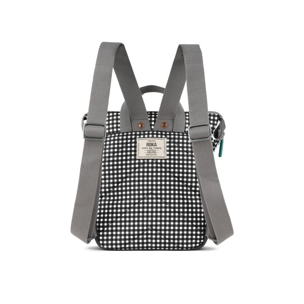 Bantry B Sustainable Backpack - (Black and White Gingham)-Nook & Cranny Gift Store-2019 National Gift Store Of The Year-Ireland-Gift Shop