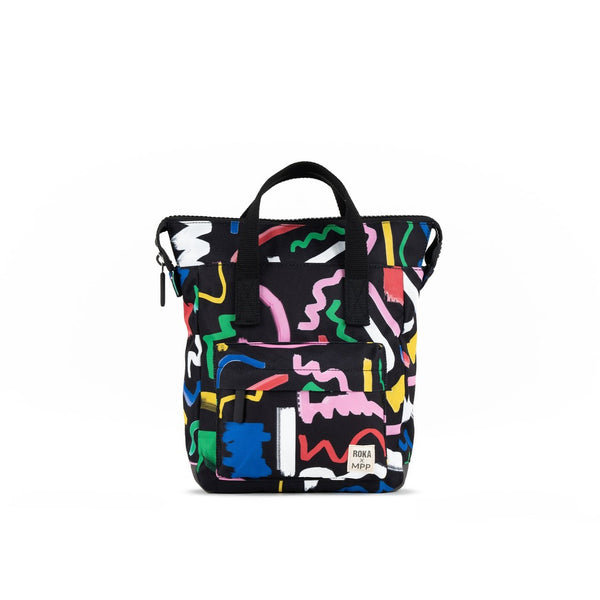 Bantry B Sustainable Backpack - (Scribble Print)-Nook & Cranny Gift Store-2019 National Gift Store Of The Year-Ireland-Gift Shop