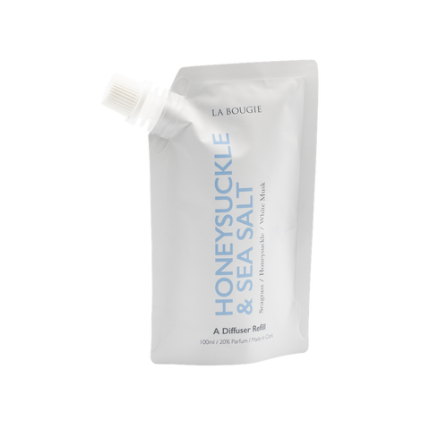 La Bougie - Honeysuckle & Sea Salt Diffuser Refill