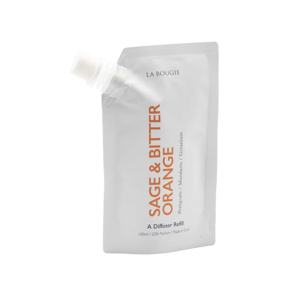 La Bougie - Sage & Bitter Orange Diffuser Refill-Nook & Cranny Gift Store-2019 National Gift Store Of The Year-Ireland-Gift Shop
