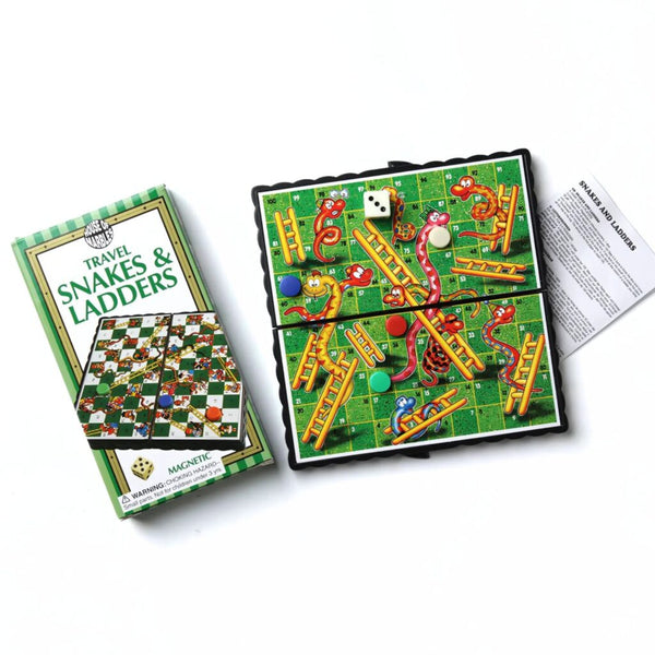 Magnetic Travel Games - Snakes & Ladders