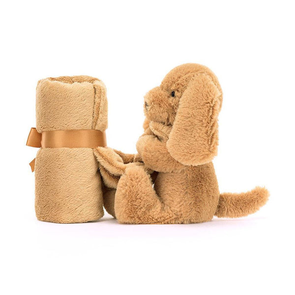 Bashful Toffee Puppy Soother By Jellycat-Nook & Cranny Gift Store-2019 National Gift Store Of The Year-Ireland-Gift Shop