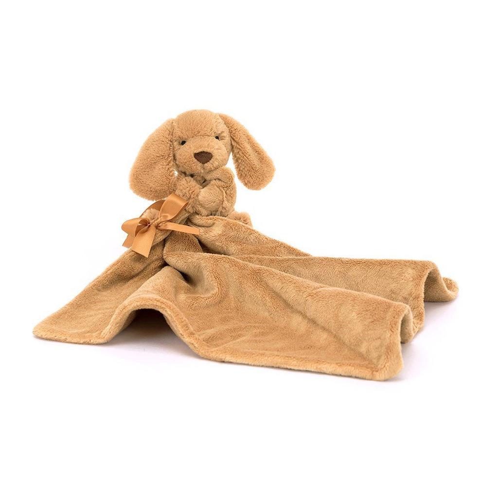 Bashful Toffee Puppy Soother By Jellycat-Nook & Cranny Gift Store-2019 National Gift Store Of The Year-Ireland-Gift Shop