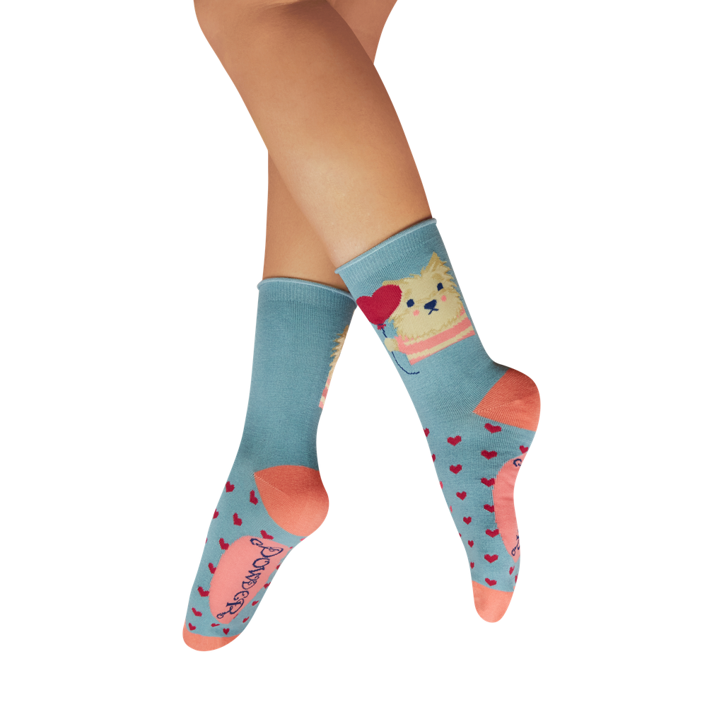 Bamboo Ankle Socks - Thoughtful Lover Puppy-Nook & Cranny Gift Store-2019 National Gift Store Of The Year-Ireland-Gift Shop