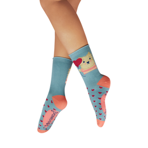 Bamboo Ankle Socks - Thoughtful Lover Puppy-Nook & Cranny Gift Store-2019 National Gift Store Of The Year-Ireland-Gift Shop