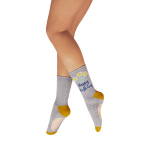 Bamboo Ankle Socks - Happy Birthday Daisy-Nook & Cranny Gift Store-2019 National Gift Store Of The Year-Ireland-Gift Shop