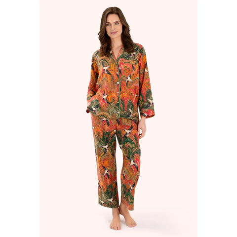 Super soft Luxurious Long Sleeve Pajamas - Marbled Swallows-Nook & Cranny Gift Store-2019 National Gift Store Of The Year-Ireland-Gift Shop