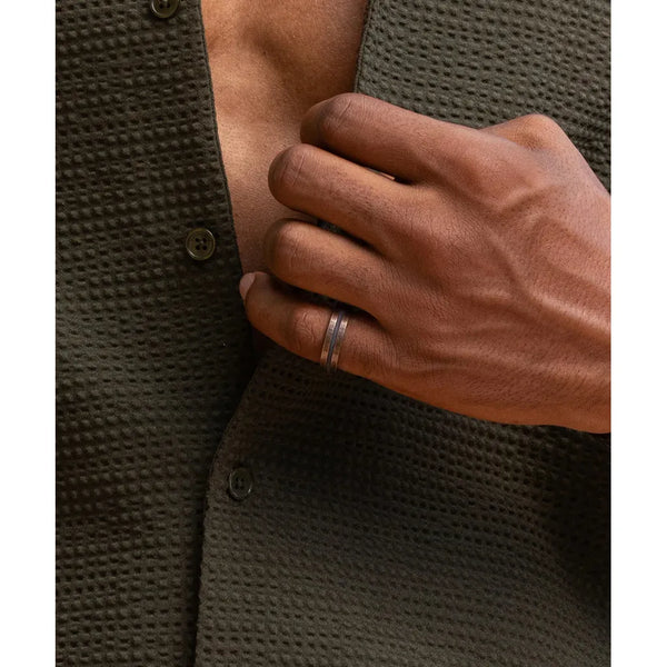 Navarch 6mm Ring - Slate Gray / Bronze-Nook & Cranny Gift Store-2019 National Gift Store Of The Year-Ireland-Gift Shop