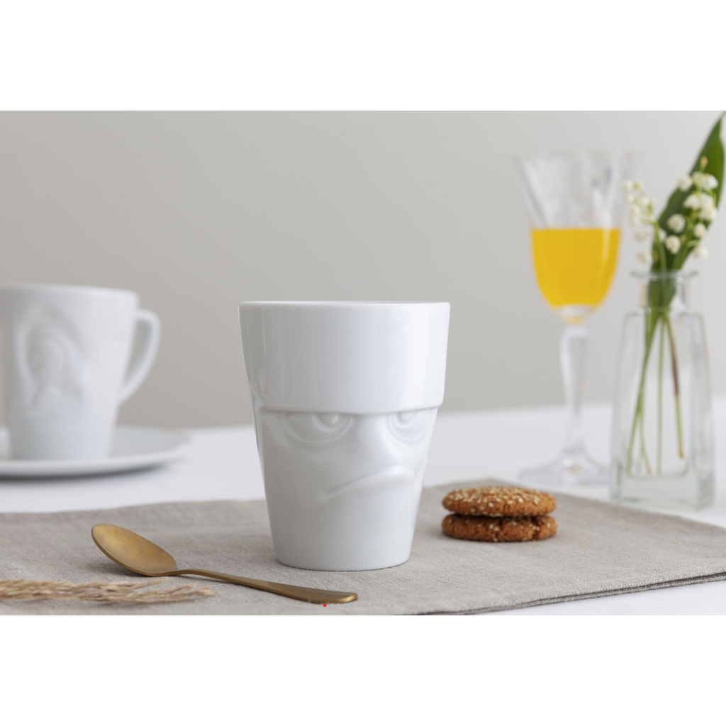 Grumpy Face - Porcelain Mug-Nook & Cranny Gift Store-2019 National Gift Store Of The Year-Ireland-Gift Shop