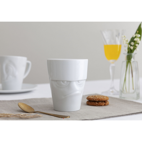 Grumpy Face - Porcelain Mug-Nook & Cranny Gift Store-2019 National Gift Store Of The Year-Ireland-Gift Shop