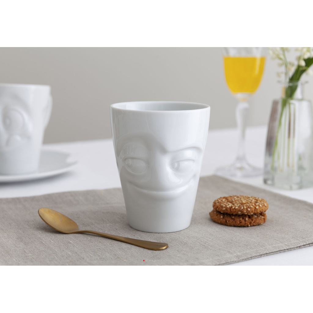 Impish Face - Porcelain Mug-Nook & Cranny Gift Store-2019 National Gift Store Of The Year-Ireland-Gift Shop