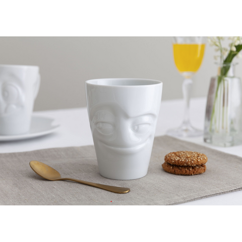 Impish Face - Porcelain Mug-Nook & Cranny Gift Store-2019 National Gift Store Of The Year-Ireland-Gift Shop