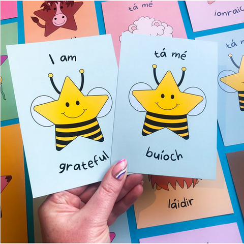 Positive Affirmation Cards - in Gaeilge/English-Nook & Cranny Gift Store-2019 National Gift Store Of The Year-Ireland-Gift Shop