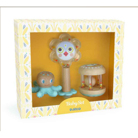Djeco - Wooden Rattle (Baby kit)-Nook & Cranny Gift Store-2019 National Gift Store Of The Year-Ireland-Gift Shop