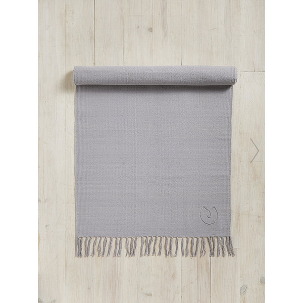 Organic Cotton Yoga Mat - Grey Ice-Nook & Cranny Gift Store-2019 National Gift Store Of The Year-Ireland-Gift Shop