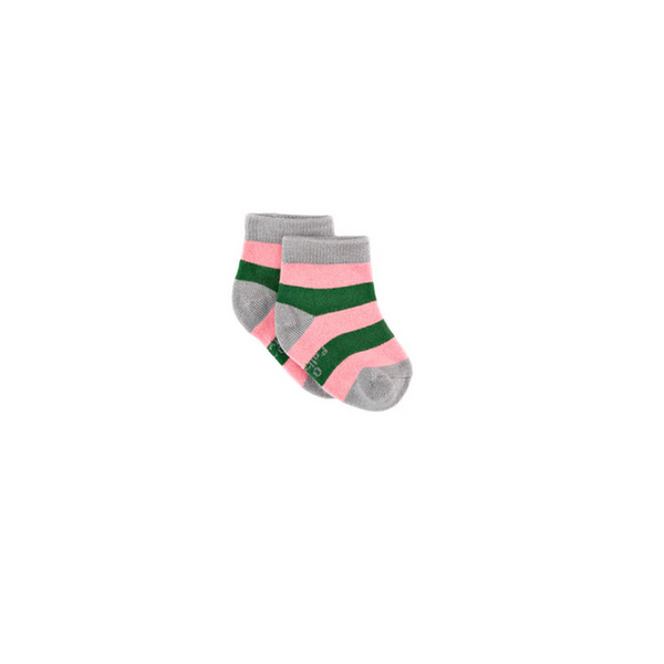 Green & Red Stripe Bamboo Socks-Nook & Cranny Gift Store-2019 National Gift Store Of The Year-Ireland-Gift Shop