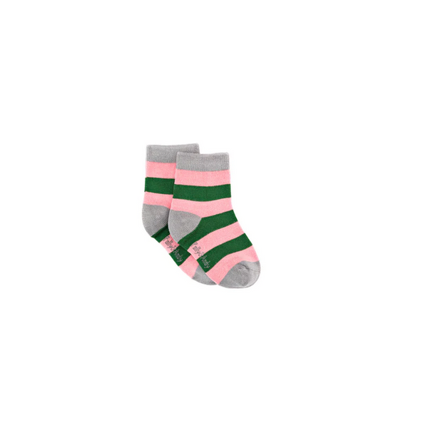 Green & Red Stripe Bamboo Socks-Nook & Cranny Gift Store-2019 National Gift Store Of The Year-Ireland-Gift Shop