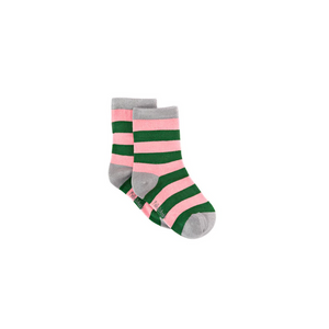 Green & Red Stripe Bamboo Socks-Nook & Cranny Gift Store-2019 National Gift Store Of The Year-Ireland-Gift Shop