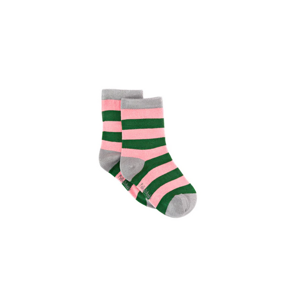 Green & Red Stripe Bamboo Socks-Nook & Cranny Gift Store-2019 National Gift Store Of The Year-Ireland-Gift Shop