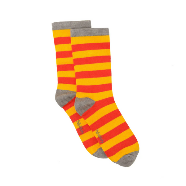 Orange & Yellow "Wizard" Bamboo Socks-Nook & Cranny Gift Store-2019 National Gift Store Of The Year-Ireland-Gift Shop