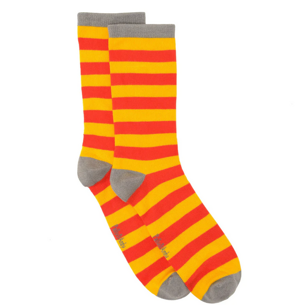 Orange & Yellow "Wizard" Bamboo Socks-Nook & Cranny Gift Store-2019 National Gift Store Of The Year-Ireland-Gift Shop