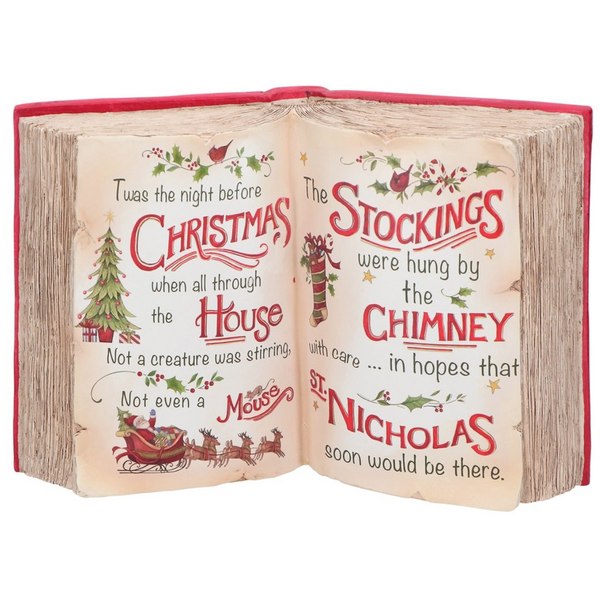 'Twas the Night Before Christmas – Open Book Decoration-Nook & Cranny Gift Store-2019 National Gift Store Of The Year-Ireland-Gift Shop