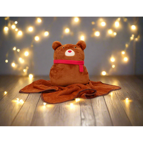 2 in 1 Teddy Cushion and Blanket-Nook & Cranny Gift Store-2019 National Gift Store Of The Year-Ireland-Gift Shop