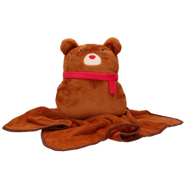 2 in 1 Teddy Cushion and Blanket-Nook & Cranny Gift Store-2019 National Gift Store Of The Year-Ireland-Gift Shop