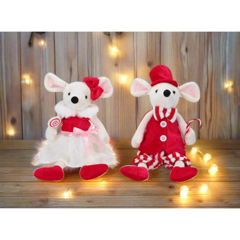 Cute Christmas Mouse Decoration-Nook & Cranny Gift Store-2019 National Gift Store Of The Year-Ireland-Gift Shop